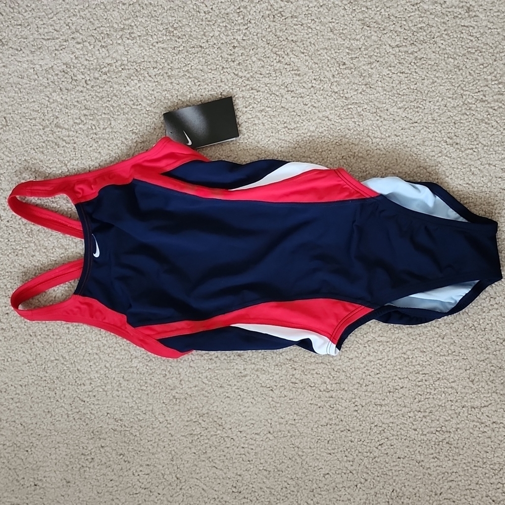 NWT Nike COLOR SURGE Fastback Tank Swimsuit size 6 - Picture 1 of 6